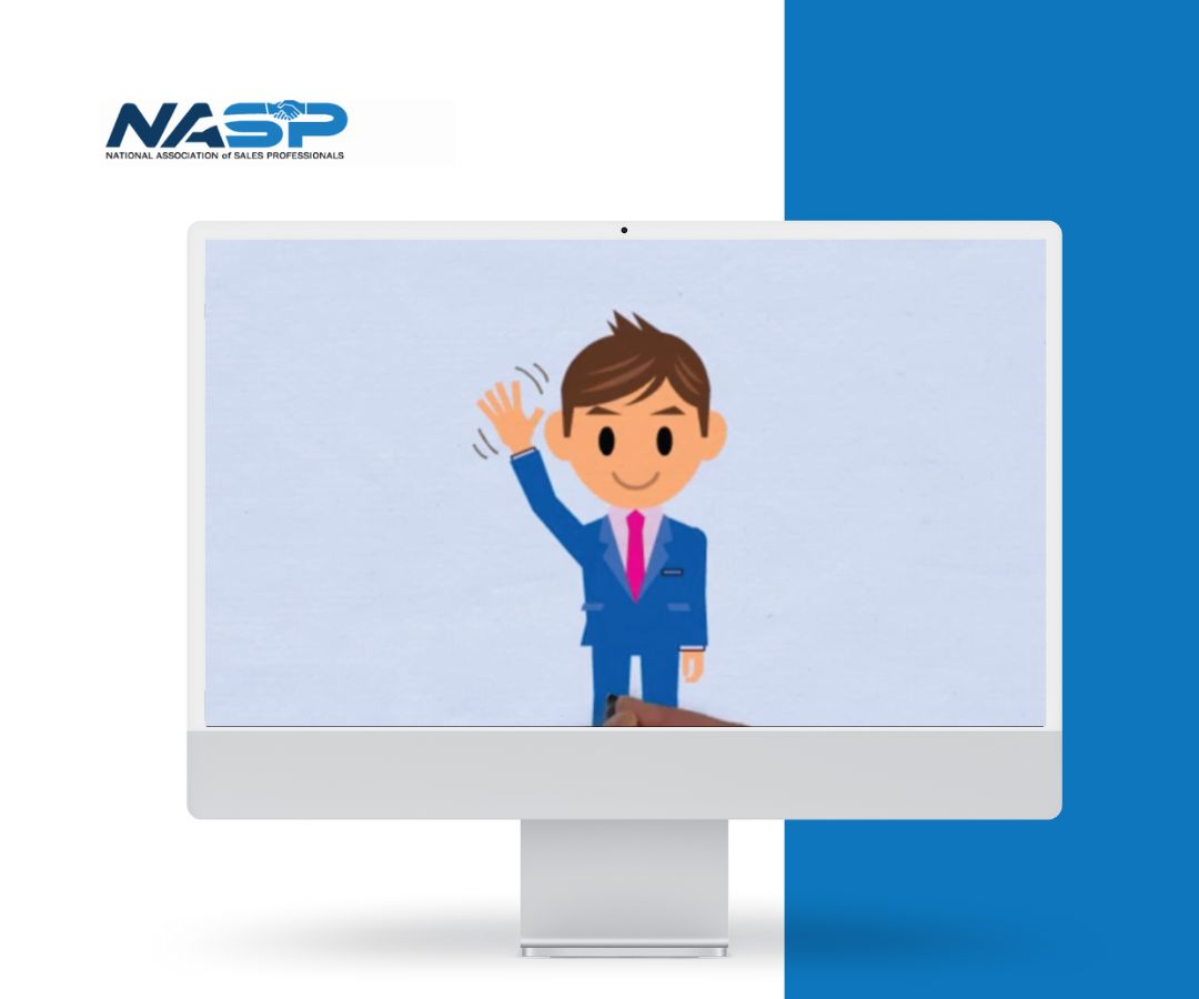 portfolio (8) This portfolio depicts a clean design featuring the NASP branding and a friendly illustrated character waving on screen. It presents a simple, professional look with a blue and white color theme.