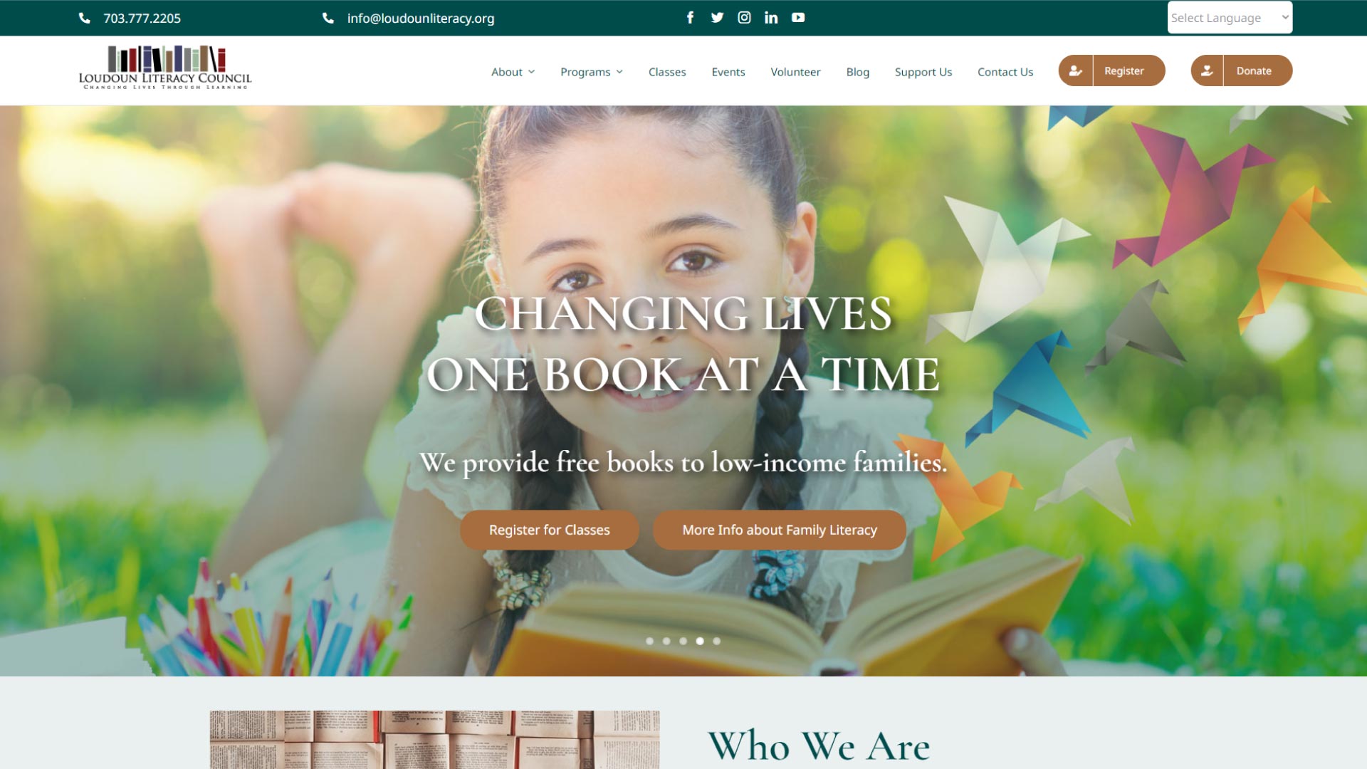 After: Home Page