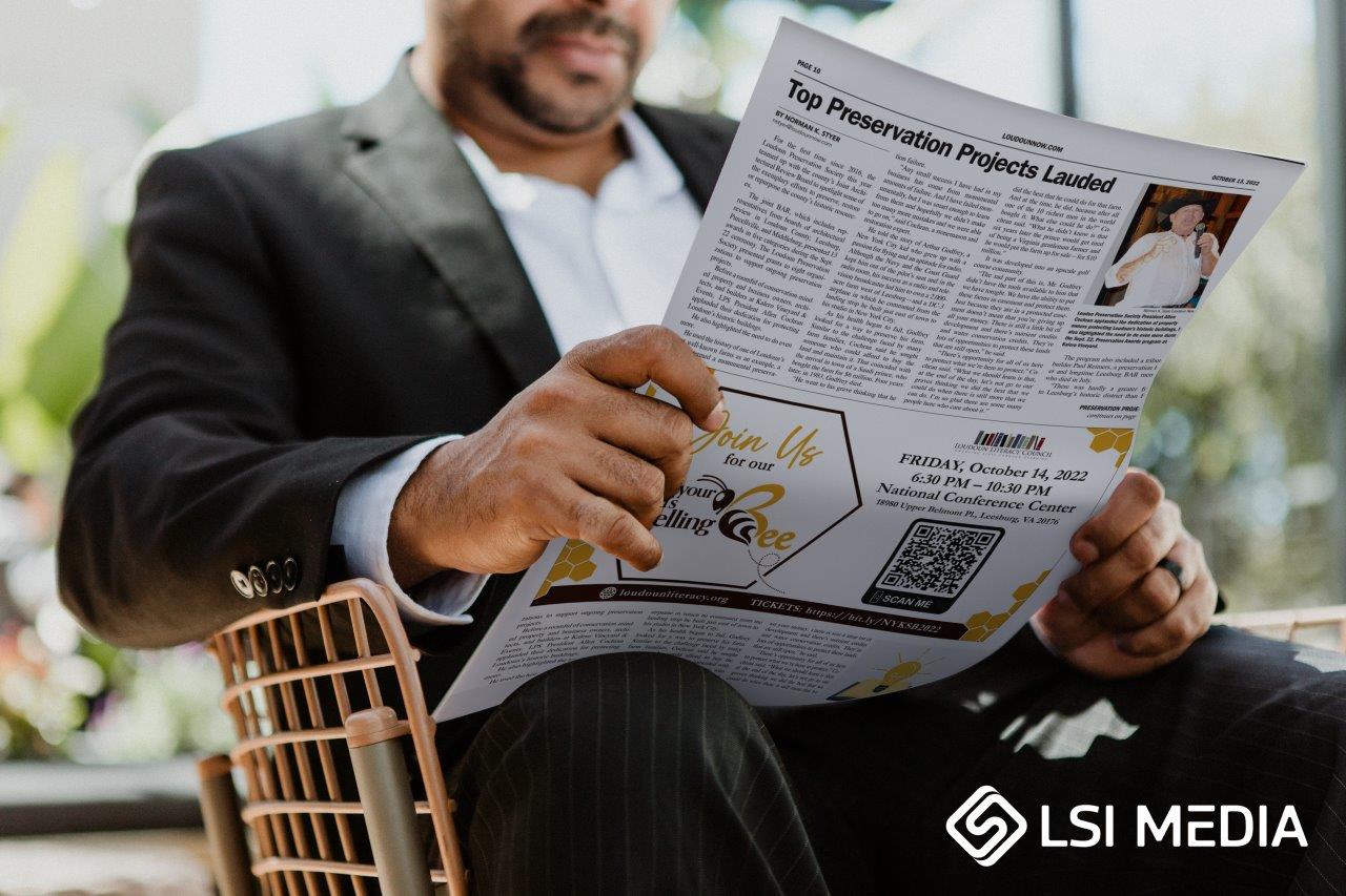 NEWSPAPER AD MOCKUP