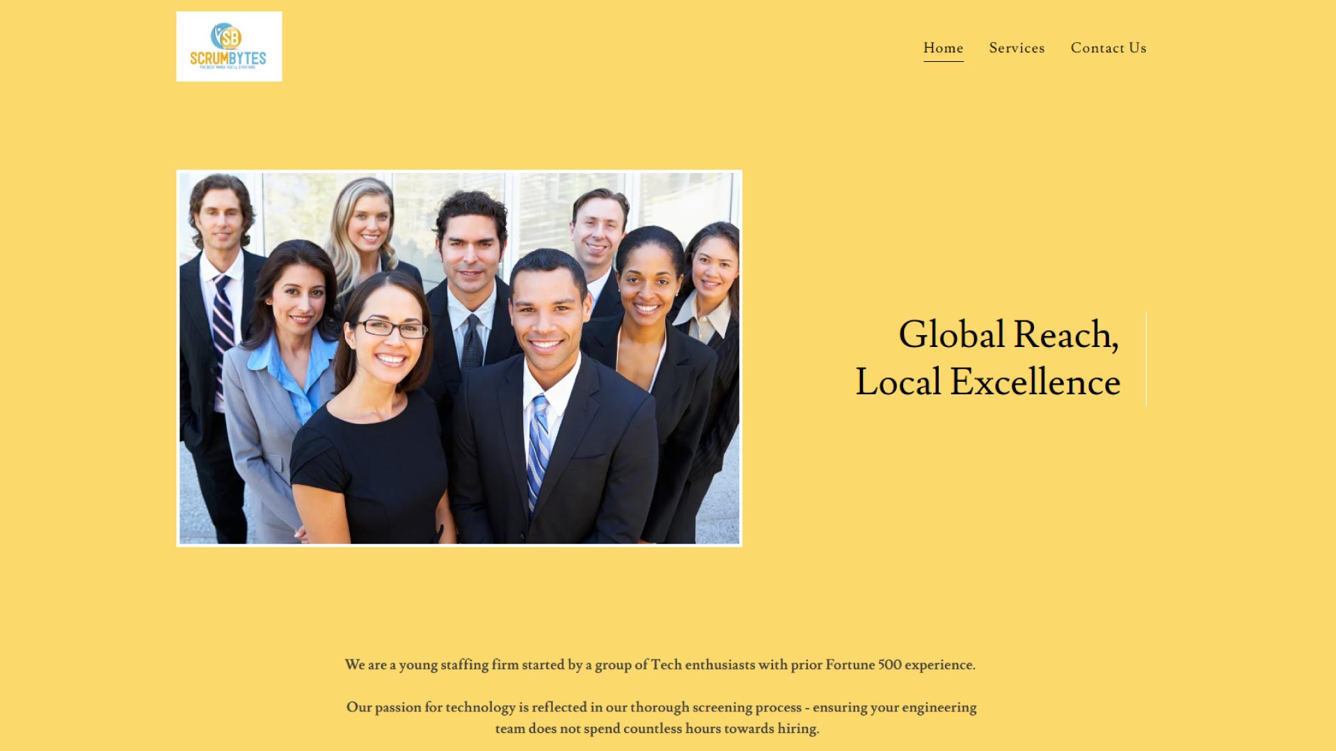 Before: Home Page